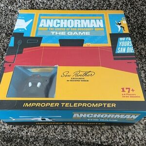 Blue and Yellow Board Game Improper Teleprompter